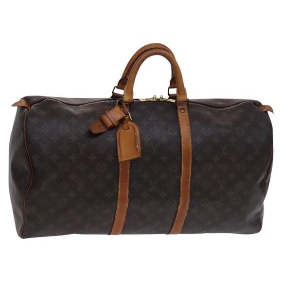 LOUIS VUITTON Monogram Keepall 55 Boston Bag M41424 - Picture 1 of 16